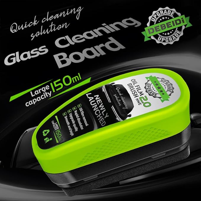Easywave Clear Vision Glass Cleaner: 2026 New Automotive Glass Oil Film Cleaner for Car Windshield Cleaning Tool with Extra Cleaner, Universal Anti-Rain Fog Cleaning Glass Brush (2)