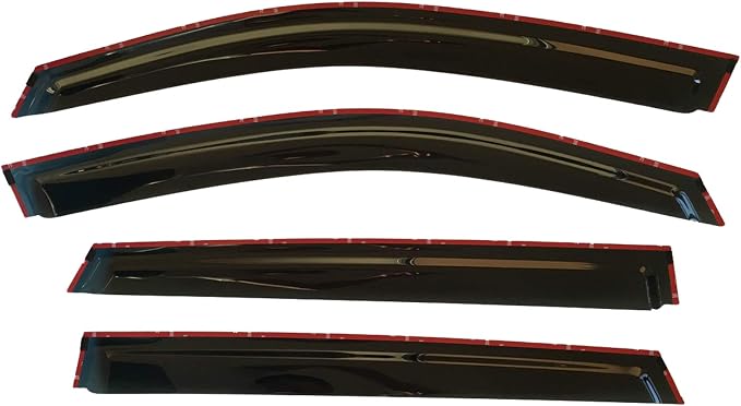 2020-2025 Tape-On Rain Guards for Subaru Outback Side Window Visor Deflectors, Premium Limited Touring, Durable Tinted Vent Shades 2021 2022 2023 2024