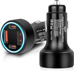 EMP Vehicle Protection, Protector Comes with 2 USB and 2 PD Interfaces, Lightning, Solar Flare and Surge Protection, Suitable for 12-Volt DC in Cars and Trucks