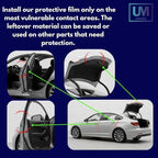 5 Door Edge Guard Made with Paint Protection Film, Scotch Guard, PPF 8mil Precut Strips, Universal Fit Cars, Truck, SUV, Clear Tape, Door Protector, Car Accessories