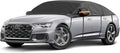 Half Car Cover Sedan, Sunroof Cover for Rain Snow with Reflective Strip, Car Winter Accessories Waterproof All Weather Protection, Fit Sedan 178-200 inch