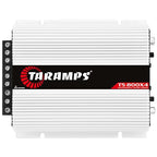 TS 800x4 1 Ohm Multichannel Stereo Amplifier 800 Watts Rms, 4 Channels, Full Range, Car Audio Amp Digital 2 Bridged Channel, Crossover High/Low Pass, with RCA and Automatic High Level Input