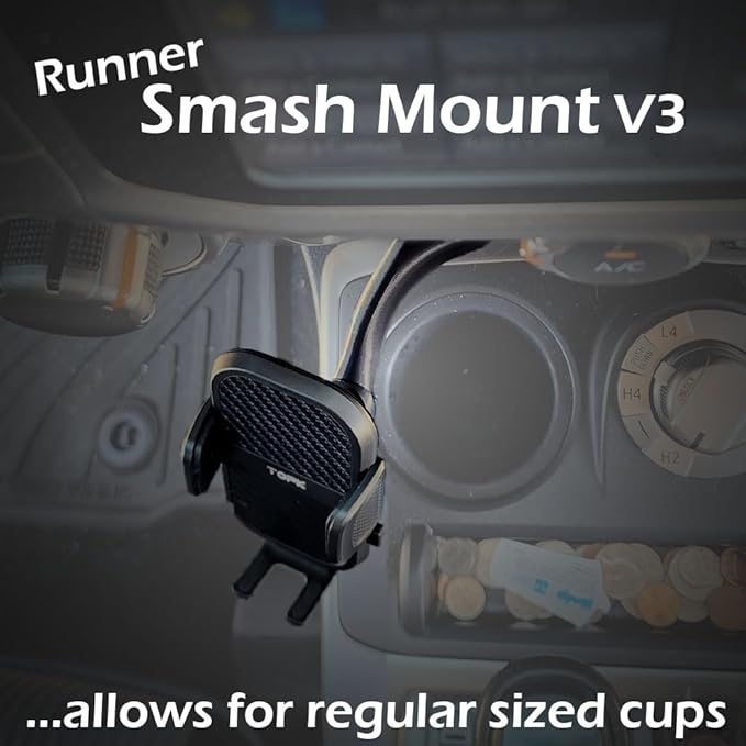 The Original Runner Smash Mount 5th Gen 4Runner Phone Mount w/Basic Phone Holder Made in the USA