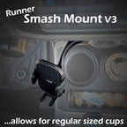 The Original Runner Smash Mount 5th Gen 4Runner Phone Mount w/Basic Phone Holder Made in the USA