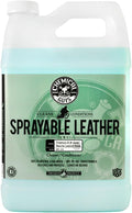 SPI_103 Sprayable Leather Cleaner and Conditioner in One for Interiors, Apparel, and More (Works on Natural, Synthetic, Pleather, Faux Leather and More) Leather Scent, 128 fl oz (1 Gal)