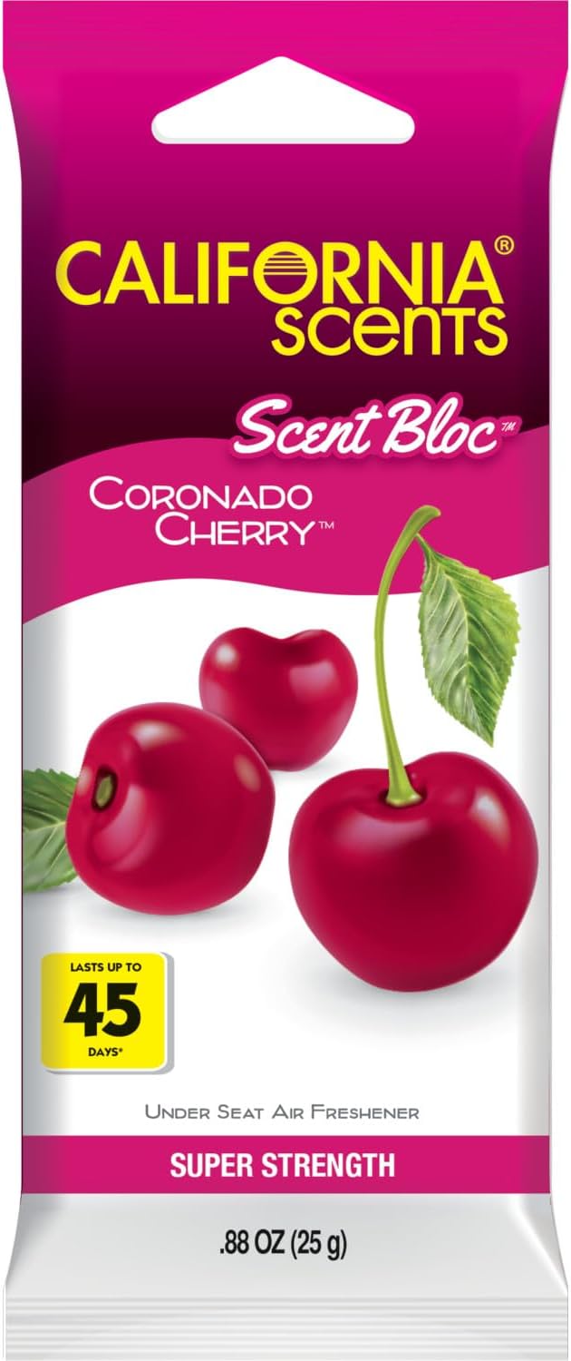 Power Bloc Car Air Freshener, Coronado Cherry Scent