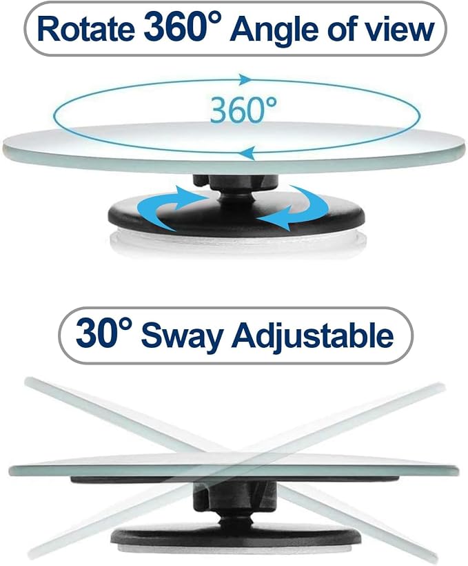 2 Blind Spot Mirror for Lincoln Corsair 2020-2025 | High definition glass with wide angle view 360-degree rotation adjustable base eliminate blind spots on side rearview mirrors