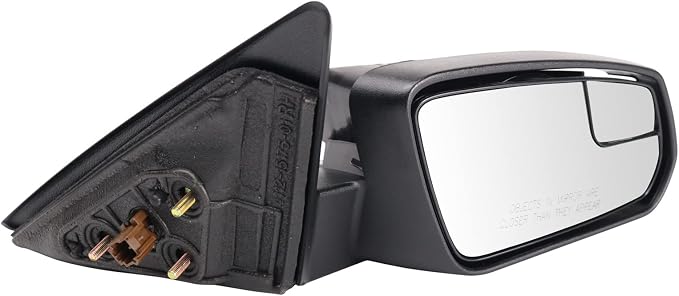Passenger Side Mirror Assembly Power Paint to Match Textured Non Foldaway Compatible with 2011-2012 Ford Mustang
