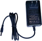 12V AC/DC Adapter Compatible with Snailax SL-262P SL-262M Heat Massage Seat Cushion Memory Foam Support Pad Neck and Lumbar Vibration Massage Motors Back Massager 12VDC Power Supply Charger