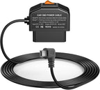 Dash Cam OBD Hardwire Kit, Mini USB Hardwire Kit with OBD Power Cable for Dashcam 12-24V to 5V/3A with Low Voltage Protection 24h Parking Surveillance/Acc Mode for Dashcam, GPS or Radar