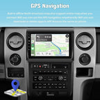 5G WiFi Car Radio Stereo for Ford F150 2009-2012,9" HD IPS Touch Display,Wireless CarPlay/Android Auto,GPS DSP RDS,Upgrade Bluetooth 5.0 AM/FM Stereo 2GB RAM 32GB ROM High-end