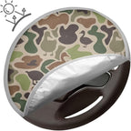 Duck Camo Steering Wheel Sun Shade Cover,Steering Wheel Sun Block Anti-Heat Aluminum Foil Steering Wheel Cover Steering Wheel Sun Heat Shield for SUV Truck Van
