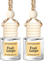Hanging Car Air Freshener, Long Lasting Scent, Cute Air Fresheners for Women, 2 Pack Non-Toxic Essential Oil Diffuser, Made in USA