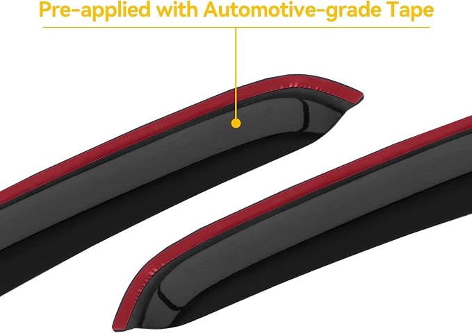 Window Rain Guards Visors for 2007 2008 2009 2010 2011 2012 2013 2014 Chevy Tahoe/GMC Yukon, Window Vent Wind Shades Deflectors Shield for 07-14 Tahoe/Yukon
