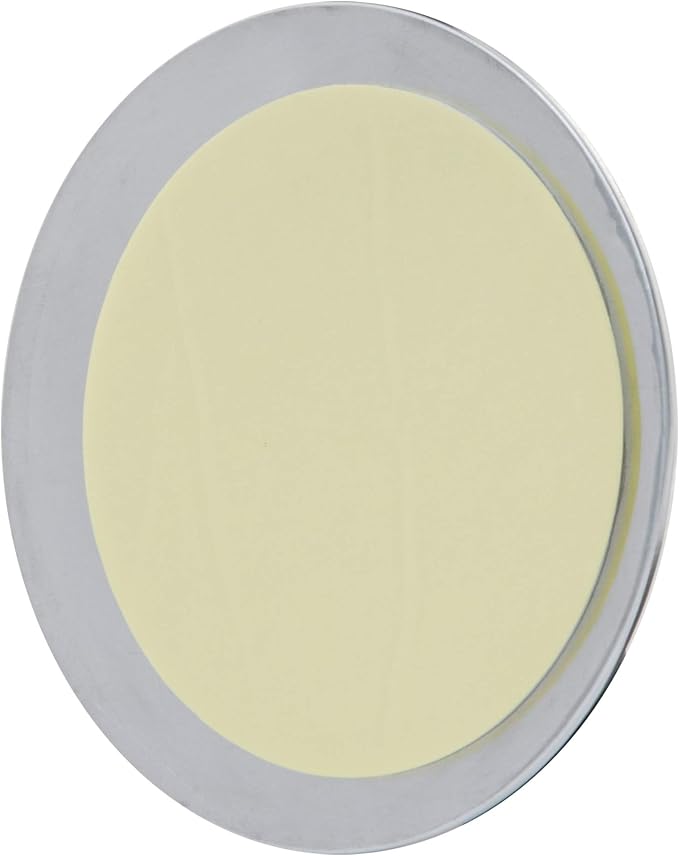 604773 3-3/4-Inch Round Aluminum Stick-On Blind Spot Mirror, Convex Glass (Pack of 4)