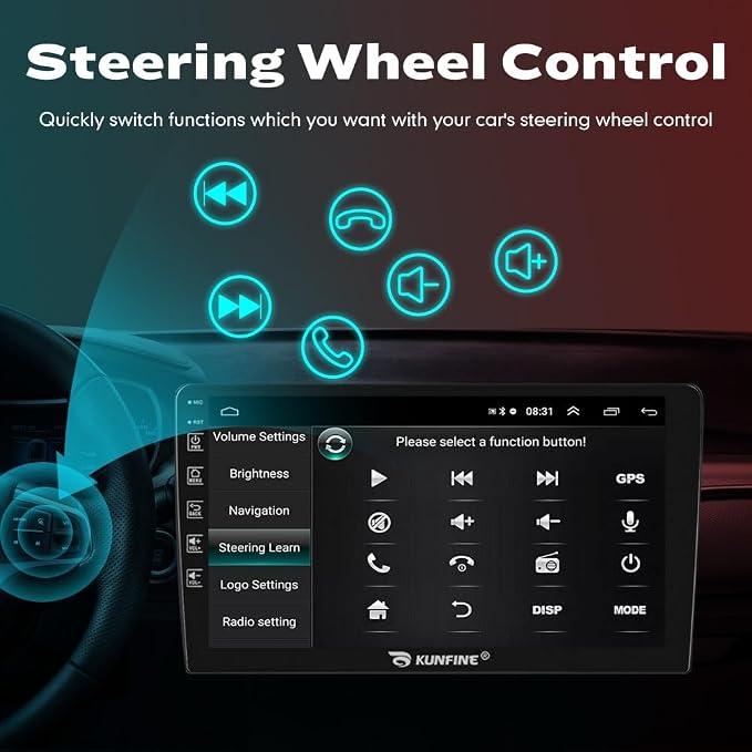 for Toyota RAV4 2019-2025 4G+64G CarPlay Android Auto Navigation Stereo GPS Radio Reverse Camera Display 10" IPS Touchscreen Headunit Tablet Pad Media Player, if Applicable Quad Core