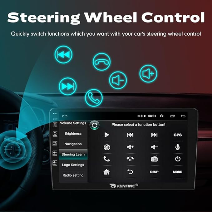 for Kia Rio 2016-2017 RHD Car CarPlay Android Auto Navigation Stereo GPS Radio Reverse Camera Display 9" IPS Touchscreen Headunit Tablet Pad Media Player, if Applicable Quad Core 4G+64G