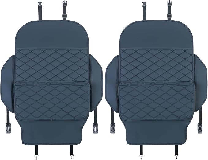 Seat Back Protector,Shields Seat Backs From Kicks and Adds Storage | Keeps seat backs looking new for a long time. Easy to install and clean. 2-piece set