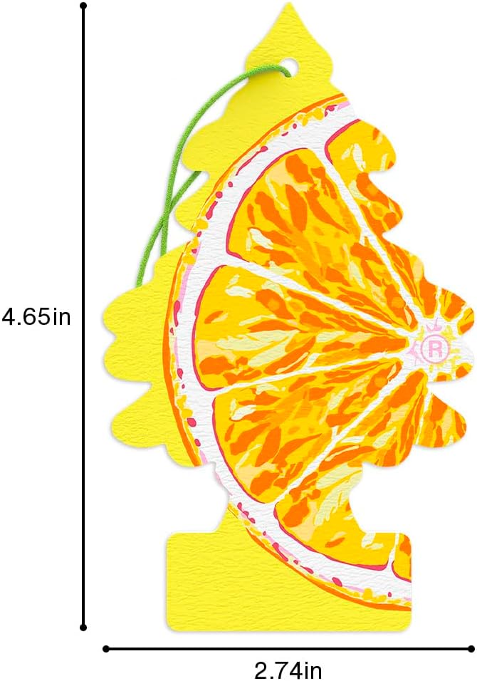 Car Air Freshener | Hanging Tree Provides Long Lasting Scent for Auto and Home | Sliced, 24 Air Fresheners (Pack of 36)