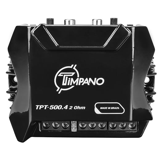 TPT-500.4 2 Ohm 400 Watt 4 Channel Car Audio Amplifier