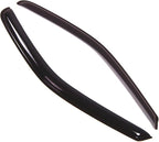 WD2-086 Dark Smoke 2 Pcs Set Window Visor (Outside Mount) Deflector Rain Guard Compatible with 1997-2005 Chevrolet Venture