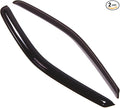 Outside Mount Window Vent Visors Rain Guards Compatible with Pontiac Montana 1997-2004 | Side Window Wind Deflectors Rain Shields | Smoke Tinted, 2 Pcs Set, DGWV-086-3