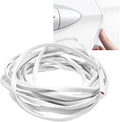 16.4Ft(5M) Car Door Edge Protector, Anti-Collision Auto Door Protective Strip U Shape Edge Trim, Self-Adhesive Automotive Doors Entry Guard Seal Protector for Most Vehicles (White)