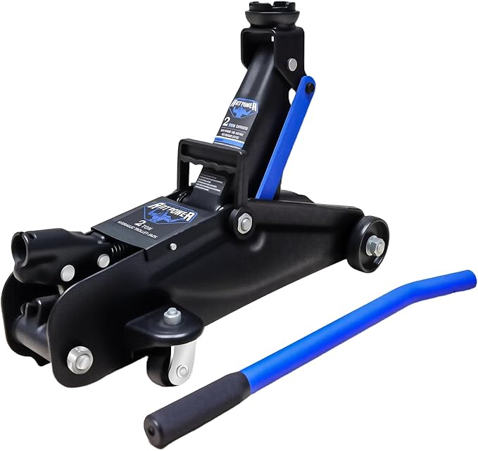 ANTPOWER 2 Ton Floor Jack,with Wheels for Secure Lifting,Fast Lift Floor Jack, Quick Lift Pump for Sport Utility Vehicle,Providing Stable Support for Various Cars (2.0T)