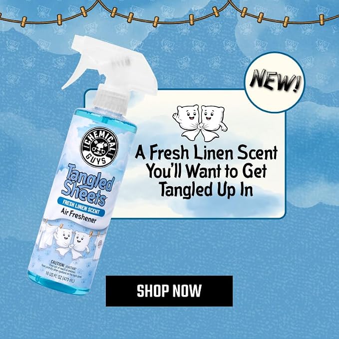 Tangled Sheets Fresh Linen Scent Air Freshener Spray and Odor Eliminator, Clean Fabric Inspired Spray for Home, Office, Bathroom, Dorm, and Car Interior - 4 Fl Oz