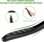 XINDELL Windshield Cleaning Tool, Driver-Control Long Reach Car Window Cleaner with Ergonomic 22" Handle & Microfiber Pads, No Streak Auto Glass Cleaner for Interior Windshield, SUV, Truck & Car Glass