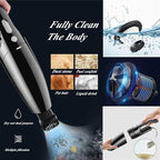 Car Wash Kit with High Power Handheld Vacuum Car Wash Detailing Mop kit | Car Cleaning Kit Detailing Brush Safety Hammer Car Wash Brush Microfiber Gloves Washing Sponge fo Car Washing Kit