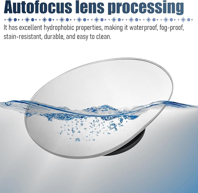 2PCS Car Blind Spot Mirror, Wide Angle Clear HD Glass Convex Side Rear View Mirror to Reduce Blindspot, Auto Exterior Rear View Accessories for Wide Angle, Universal Fit (StyleD)