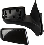 Power Heated Side Mirror Set Driver & Passenger Smooth Black Compatible with 2008-2011 Ford Focus FO1320317 FO1321317
