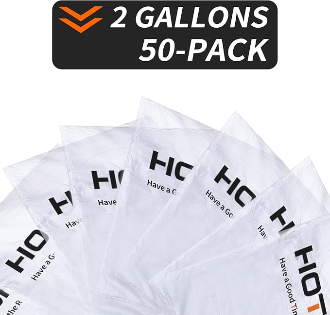 Car Trash Bags, Liner Refills (50-Pack), (Trash Can is not Included)