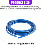 16Ft (5M) Car Door Edge Protector, Self-Adhesive Scratch Resistant U Shape Auto Door Edge Guard Decoration, Anti-Collision Car Doors Trim Strip Protector for Truck, SUV, Sedan (Blue-5M)