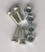 4PCS Wheel Bolt Lug Studs 101922201 416-061 & 4pcs Nuts Compatible with Club Car DS Golf Cart Gas Electric 1982-up Replace 1034779-01