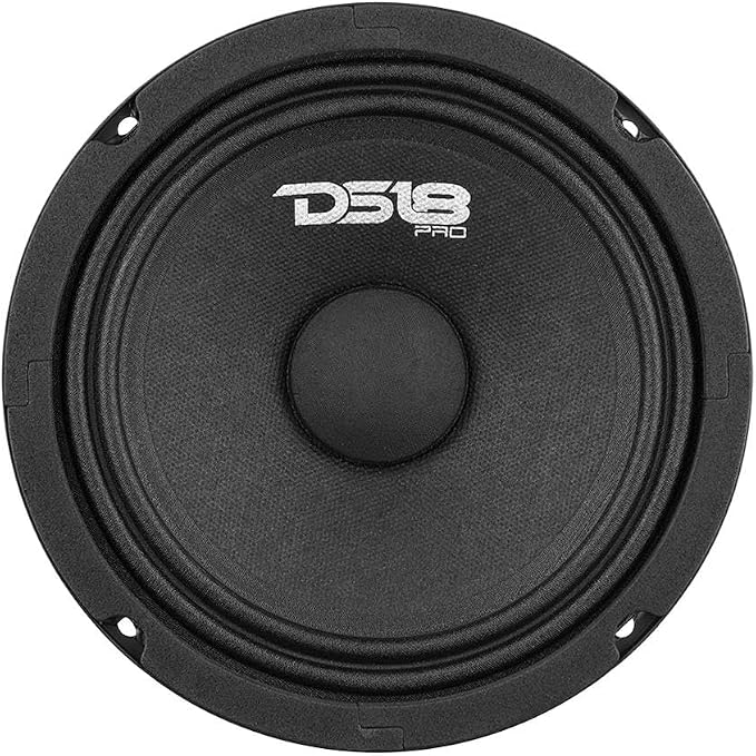 PRO-GM6SE Loudspeaker - 6.5", Midrange, Sealed Back, 480W Max, 140W RMS, 8 Ohms - Premium Quality Audio Door Speakers for Car or Truck Stereo Sound System (1 Speaker)