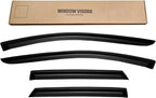 Window Rain Guards Visors for 2007-2014 Ford Edge, Out-Channel Window Vent Wind Shades Deflectors Shield for 07-15 Lincoln MKX