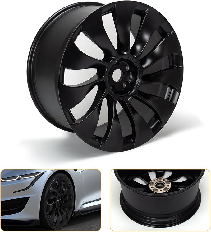 New 21" x 10.5" Premium Aluminum Alloy Wheel Rim Compatible with Model Y 2020 2021 2022 2023, Direct Fit for OE Stock Specs, OE Wheel Rim, Fits for Rear Wheel