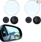2PCS Blind Spot Mirror, Automotive Exterior Accessories, 360° Adjustable Hd Wide-Angle View For Most Cars, SUVs, Trucks (Round Mirror)