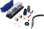 ORION Cobalt COKIT0 0-Gauge CCA Amp Wiring Kit, 100% American Wire Gauge (AWG) Standard, High Current Amplifier Install Kit with Fuse Holder, RCA Cable & Speaker Wire for Car Audio Systems