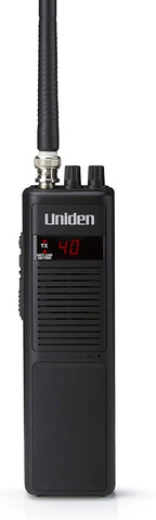 PRO401HH Professional Series 40 Channel Handheld CB Radio, 4 Watts Power with Hi/Low Power Switch, Auto noise cancellation, Belt Clip And Strap Included, 2.75in. x 4.33in. x 8.66in.