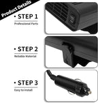Car Heater, Powerful 2 in1 Portable Car Heater and Cooler 360° Rapid Windshield Defroster & Defogger for Vehicle, 12V Car Heaters Plug-and-Play via Vehicle Power Outlet