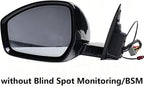 Driver Side Mirror Replacement Compatible with 2019-2025 Land Rover Range Rover Evoque L551 Rear View Mirror Side Door Mirrors Rearview Mirrors Power Folding, Heated Glass, Turn Light, Puddle Light