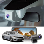 Front 2K+Rear 1080P Dash Cam Adapts for Honda Civic 2022-2026 (Black Cover) & Type R Si, OEM Factory Look, Dual HD Video, Loop Recording, WiFi & APP, G-Sensor, Easy to Set, 64GB Card