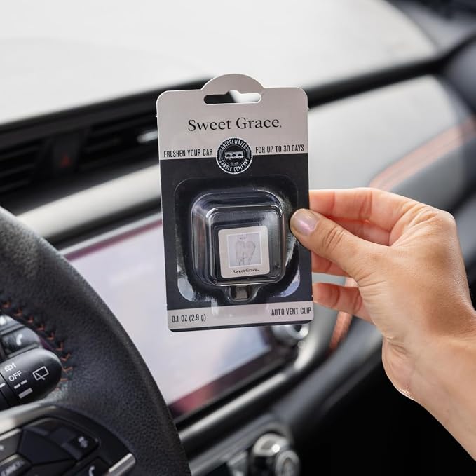Auto Vent Clip 3 Pack Long Lasting Car Air Freshener-Sweet Grace