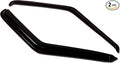 WV-139 Outside Mount Window Visor Deflector Rain Guard Dark Smoke 2-pc Set, Compatible with 1980-1996 Ford Bronco