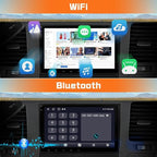 4Core 64GB ROM Car Radio Stereo for Chevy Silverado Tahoe GMC Sierra Yukon 2007-2013, 8 Inch IPS Touch Screen with CarPlay Android Auto Bluetooth GPS Navigation Backup Camera