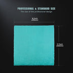 Microfiber Drying Towel Car Wash Drying Towel, 6 Pack Super Plush Edgeless Car Wash Towels for Auto Detailing, 16.1x17.7 in, 420GSM, Teal Blue-MT039