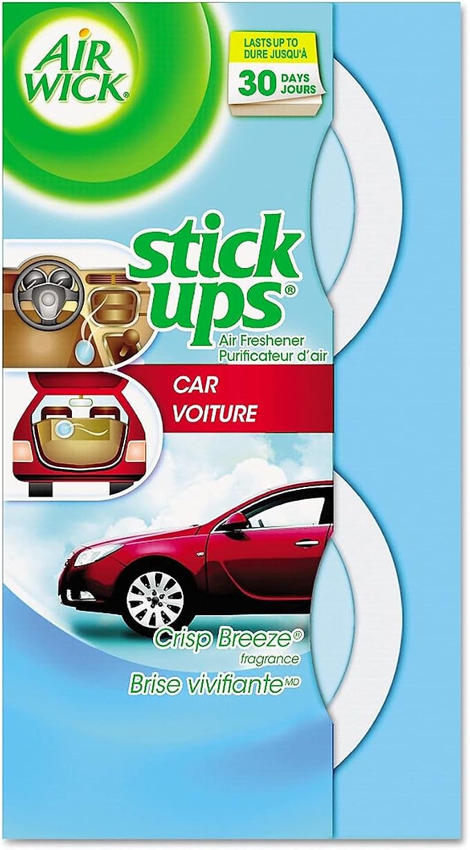 Stick Ups Air Freshener, Crisp Breeze, 2 Count